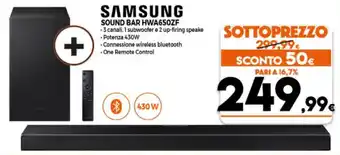 Parente Expert Samsung Sound Bar HWA650ZF offerta