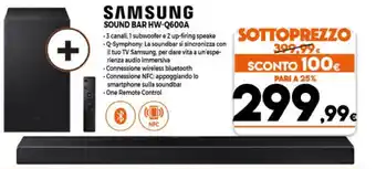Parente Expert Samsung Sound Bar HW-Q600A offerta