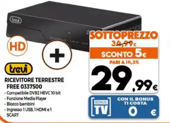 trevi Ricevitore Terrestre Free 0337500