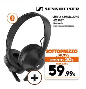 Sennheiser Cuffia A Padiglione HD250BT