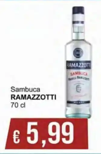 Italy Cash Ramazzotti Sambuca 70 cl offerta