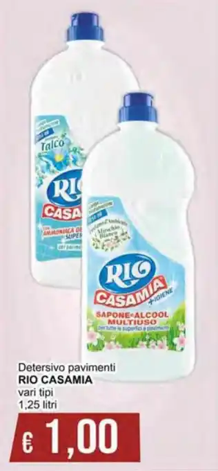 Italy Cash Rio Casamia Detersivo pavimenti vari tipi 1,25 litri offerta