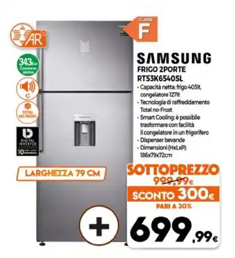 Parente Expert Samsung Frigo 2Porte RT53K6540SL offerta