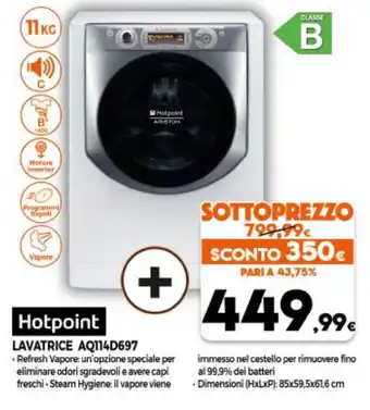 Parente Expert Hotpoint Lavatrice AQ114D697 offerta
