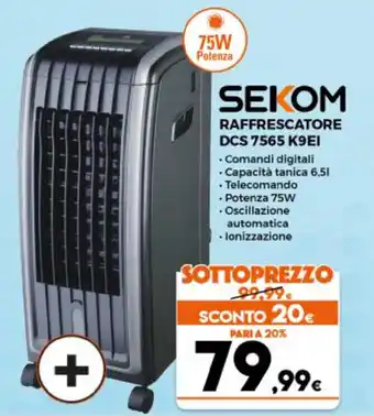 Sekom Raffrescatore DCS 7565 K9EI