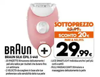 Parente Expert Braun Silk- Èpil 3-440 offerta