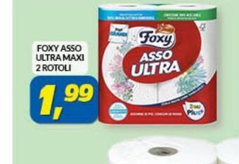 Risparmio Casa Foxy asso ultra maxi 2 rotoli offerta