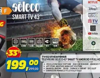 Risparmio Casa Smat tv 43 '' offerta
