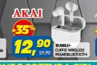 Risparmio Casa Bubble + cuffie wireless inear bluetooth offerta