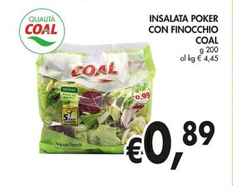 Supermercato Coal Insalata poker con finocchio coal offerta