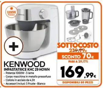 Kenwood Impastatrice KHC 29 HOWH