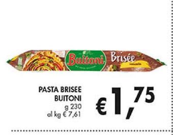 Supermercato Coal Pasta brisee buitoni offerta