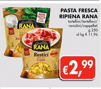 Supermercato Coal Pasta fresca ripiena rana offerta