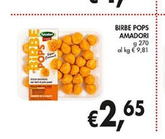 Supermercato Coal Birbe pops amadori offerta