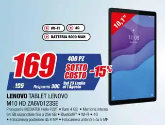 Lenovo Tablet M10 HD ZA6V0123SE