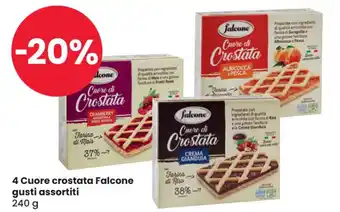 Falcone 4 Cuore crostata gusti assortiti 240 g