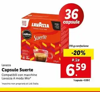 Lidl Capsule suerte offerta
