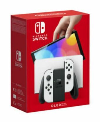 Nintendo switch oled bianca console portatile 64gb hdmi white 2021 gar. italia