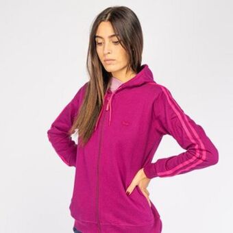 Globo Moda Bachata - donna felpa prugna full zip cappuccio offerta