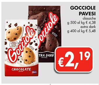 Supermercato Coal Gocciole pavesi offerta