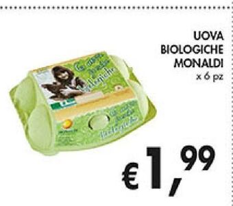 Supermercato Coal Uova biologiche monaldi offerta