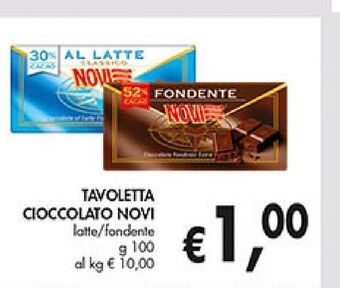 Supermercato Coal Tavoletta cioccolato novi offerta