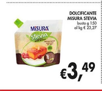 Supermercato Coal Dolcificante misura stevia offerta