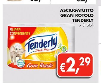 Asciugatutto gran rotolo tenderly