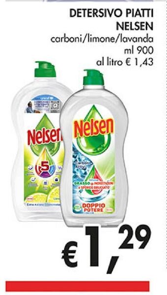 Supermercato Coal Detersivo piatti nelsen offerta