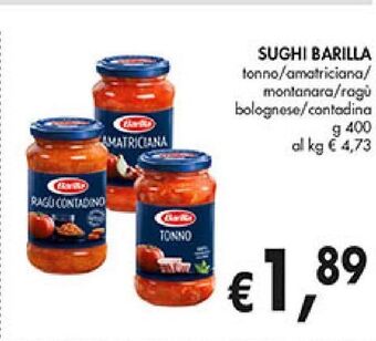 Supermercato Coal Sughi barilla offerta