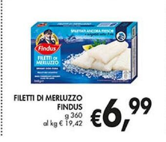 Supermercato Coal Filetti di merluzzo findus offerta