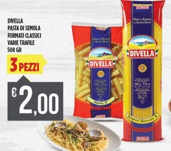 Euroesse Divella Pasta Di Semola Formati Classici Varie Trafile 500 Gr offerta