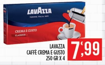 Euroesse Lavazza Caffè Crema e Gusto 250 gr x 4 offerta
