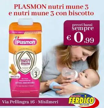 Plasmon nutri mune 3 e nutri mune 3 con biscotto