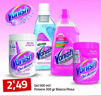 Vanish Gel 500 ml/Polvere 300 gr Bianco/Rosa