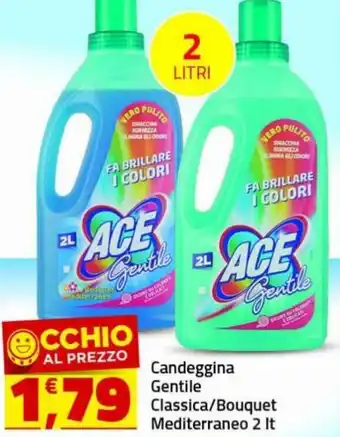 Ace Candeggina Gentile Classica/Bouquet Mediterraneo 2 lt