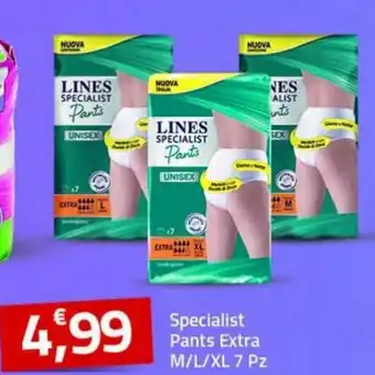 Lines Specialist Pants Extra M/L/XL 7 Pz