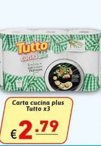 Tutto Carta cucina plus x3