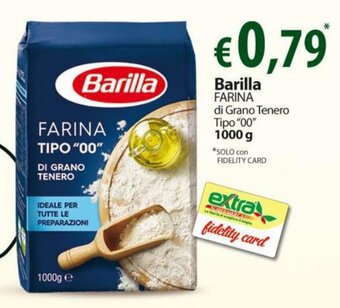 Extra Supermercati Barilla Farina 1000 g offerta