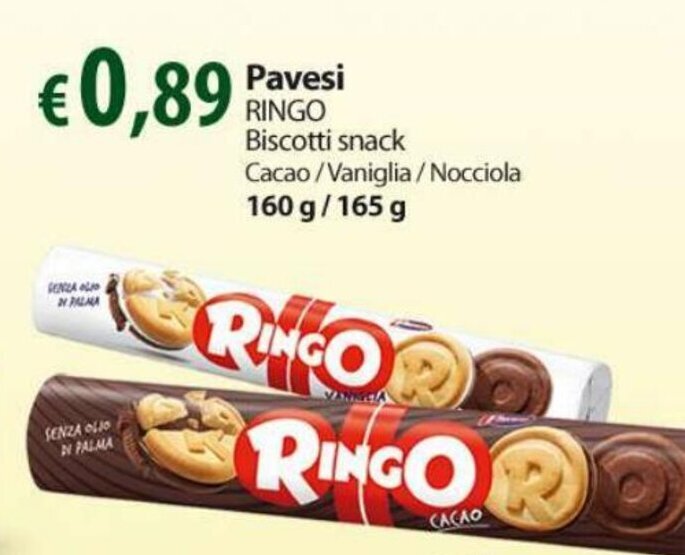 Pavesi Ringo 160 g / 165 g offerta di Extra Supermercati