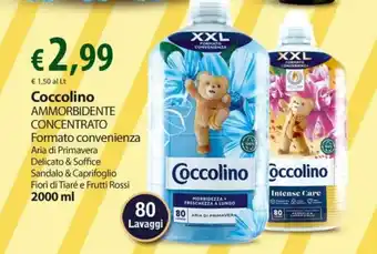 Extra Supermercati Coccolino Ammorbidente Concentrato 2000 ml offerta