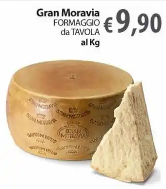 Extra Supermercati Gran Moravia Formaggio da Tavola al Kg offerta
