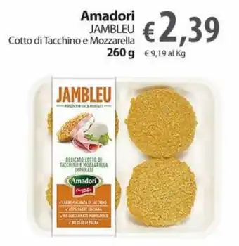 Extra Supermercati Amadori Jambleu 260 g offerta