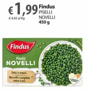 Extra Supermercati Findus Piselli Novelli 450 g offerta