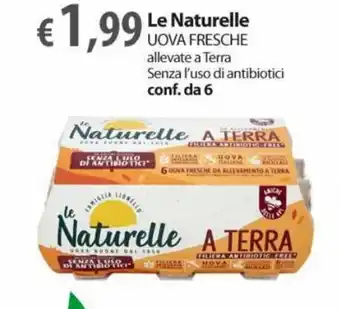 Extra Supermercati Le Naturale Uova Fresche conf. da 6 offerta
