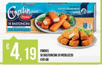 Euroesse Findus 18 Bastoncini Di Merluzzo 450 Gr offerta