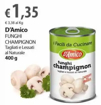 Extra Supermercati D'Amico Funghi Champignon 400 g offerta