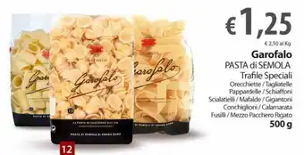 Extra Supermercati Garofalo Pasta di Semola 500 g offerta