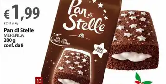 Extra Supermercati Pan di Stelle Merenda 280 g conf. da 8 offerta