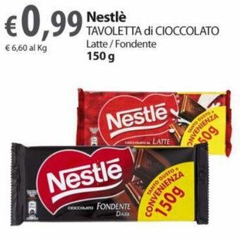 Extra Supermercati Nestlé Tavoletta di Cioccolato 150 g offerta